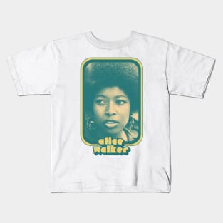 Alice Walker / Retro Style Feminist Icon Kids T-Shirt